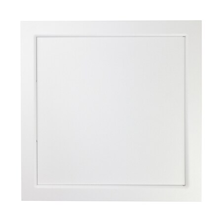 Access Panel, 8 In X 8 In White TwoPiece Plastic